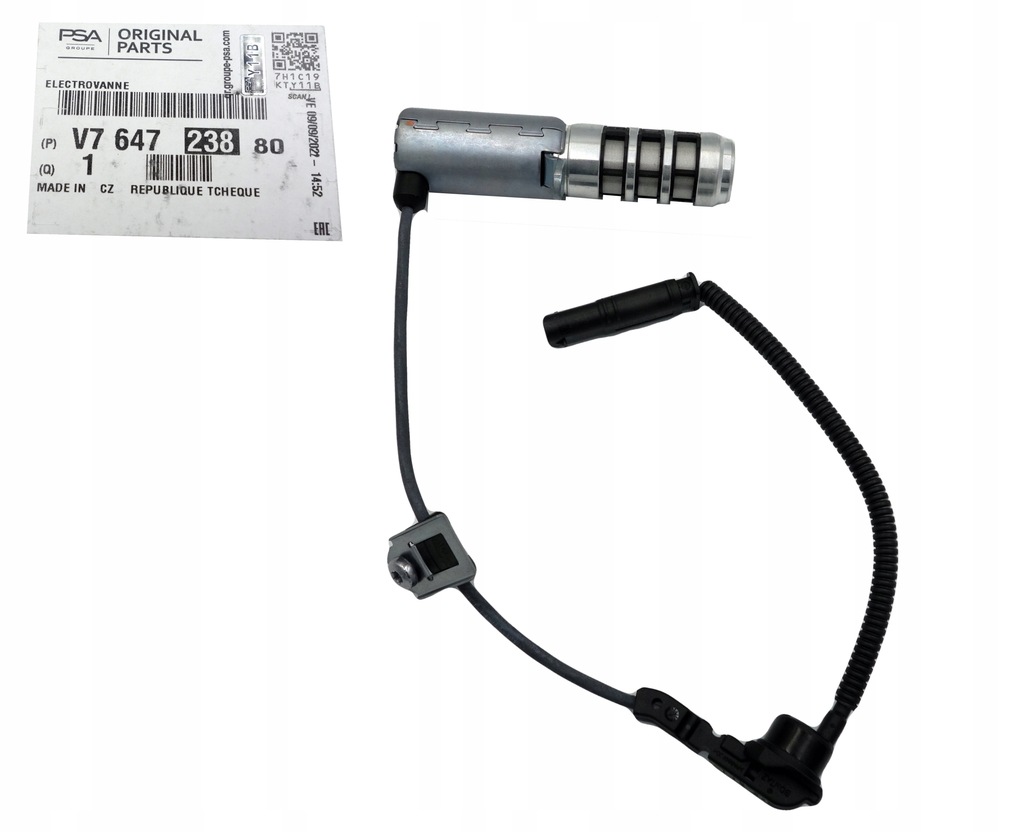 фото №1, V764723880 электроклапан насоса масла оригинальный номер psa 1.6 hdi