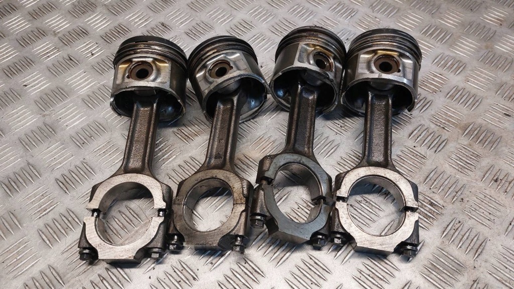фото №1, Поршень + шатун fiat punto ii 1.9 jtd 188a2000