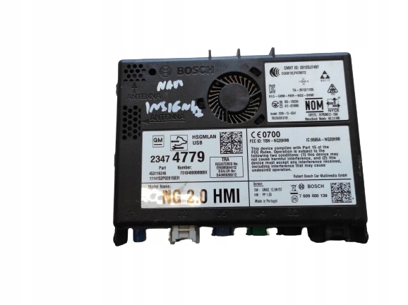 фото №1, Opel insignia a lift 13- модуль блок управления радио навигации 23474779