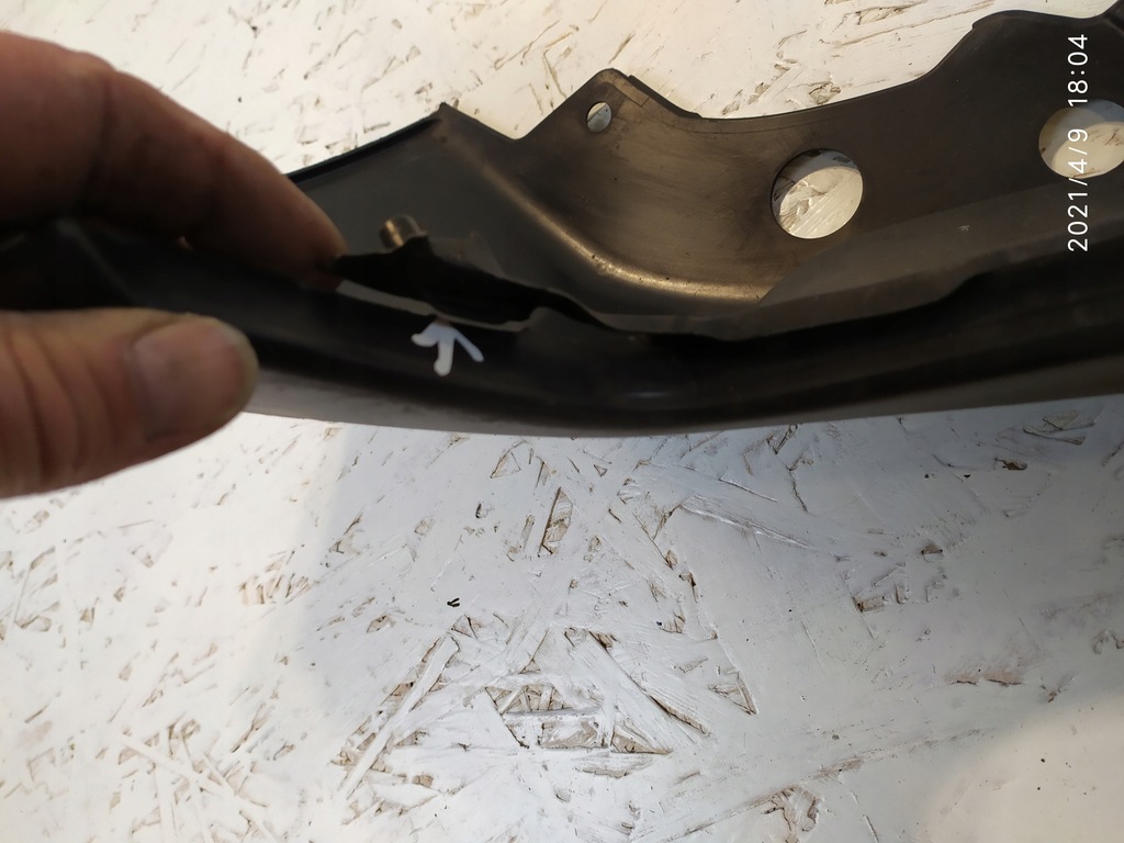 фото №14, Спойлер накладка бампера перед honda cr-v