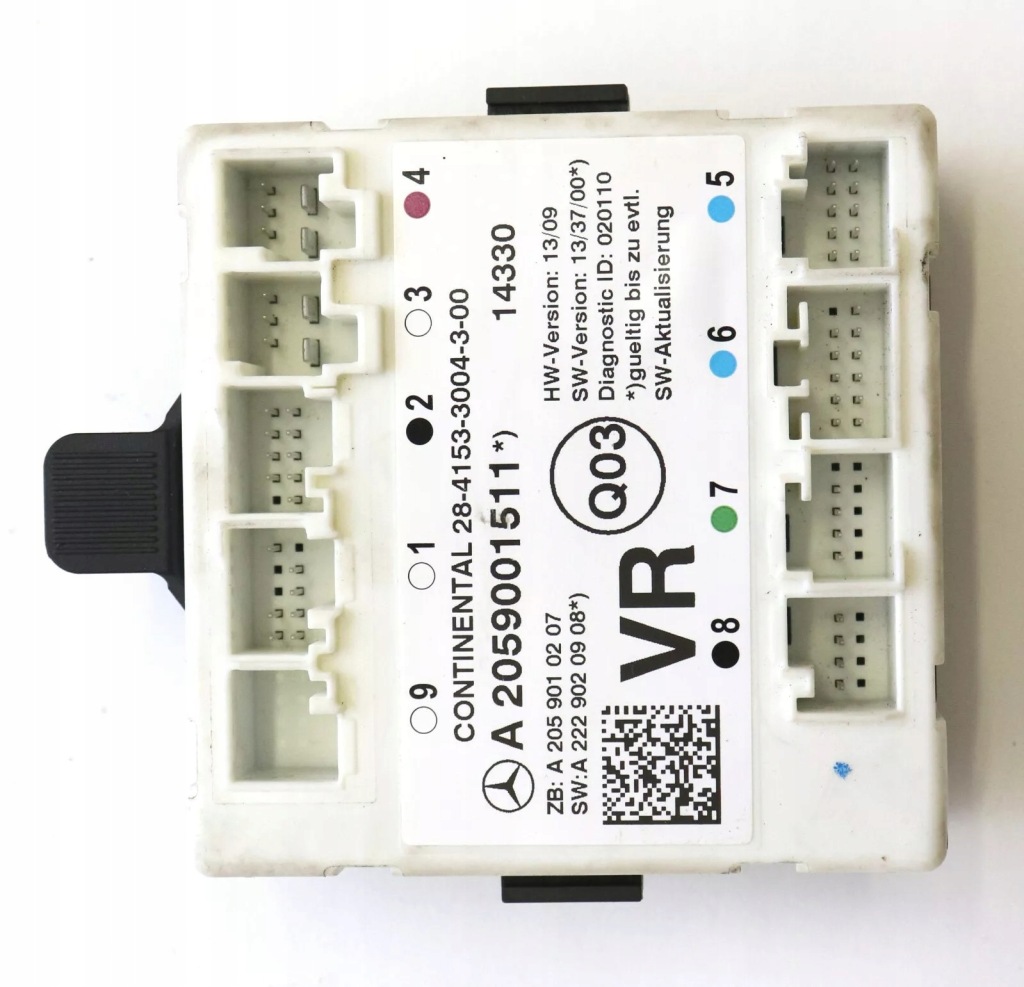 фото №1, Модуль блок керування двері лівий задня a2059002613 mercedes w205