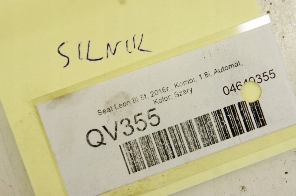 Qv355 seat leon 3 5f 1.8i 180km двигун cjsa 23% vat Оригінал