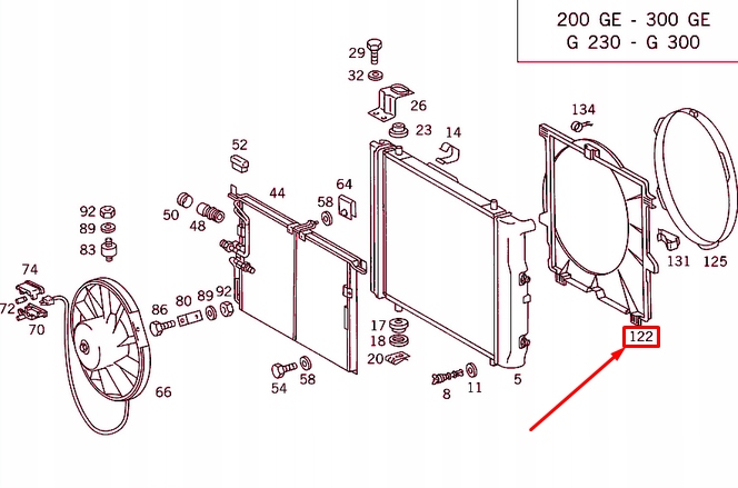 фото №7, Mercedes-benz klasa g w463 захист вентилятора a4635050555 оригінальна