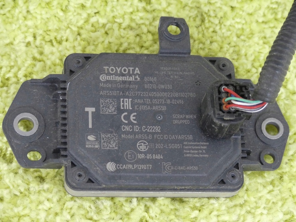 фото №2, Датчик модуль радар corolla e21 rav4 5 v lexus