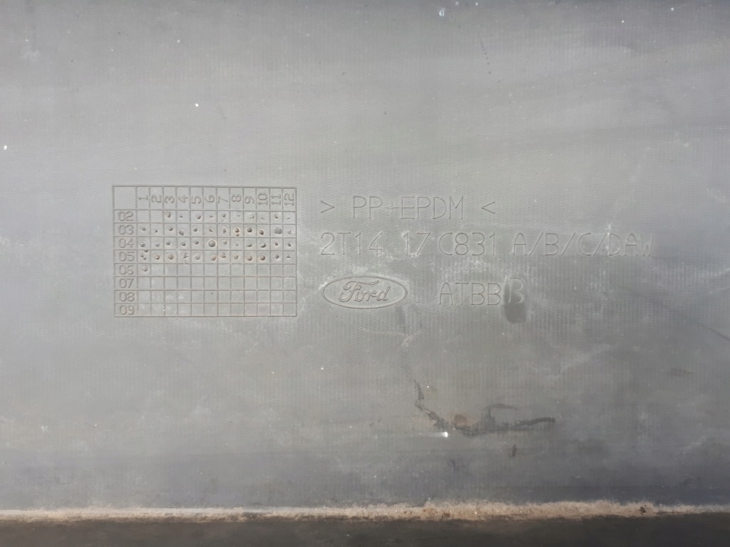 фото №8, Ford transit connect tourneo 02- бампер передній