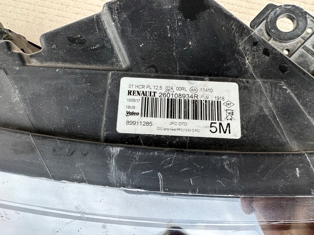 фото №9, Лампа правая перед renault espace v full led