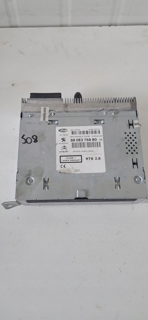 фото №1, Citroen peugeot радио радиопроигрыватель navi 9808376880