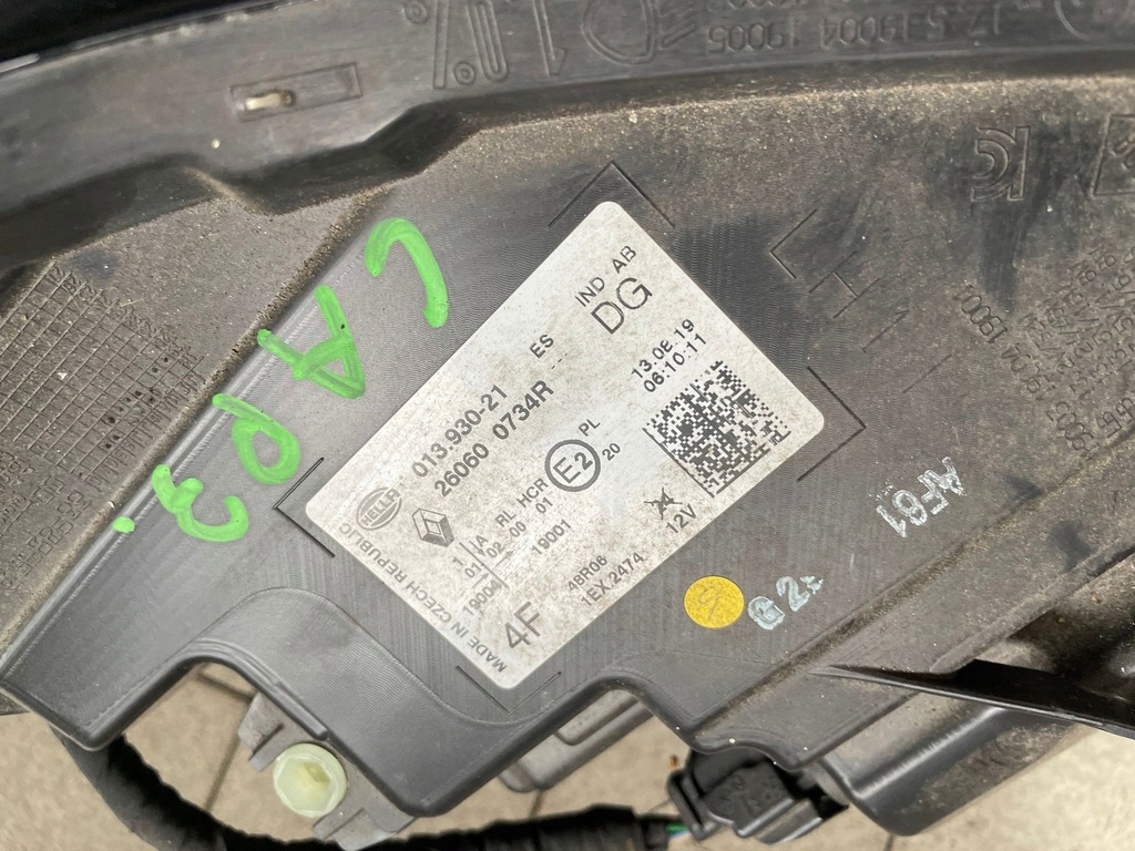 фото №15, Перед бампер лампи капот крила renault captur ii bixnb