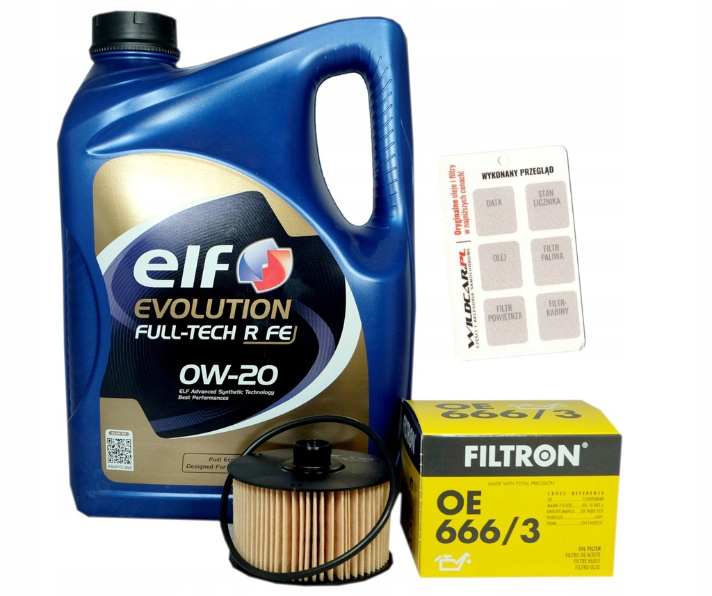 фото №1, Фільтр + олія 0w20 dacia duster ii jogger 1.0 tce