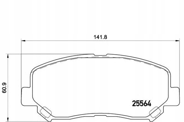 фото №1, Brembo тормозные колодки тормозные mazda cx-5 2.0 ke. gh