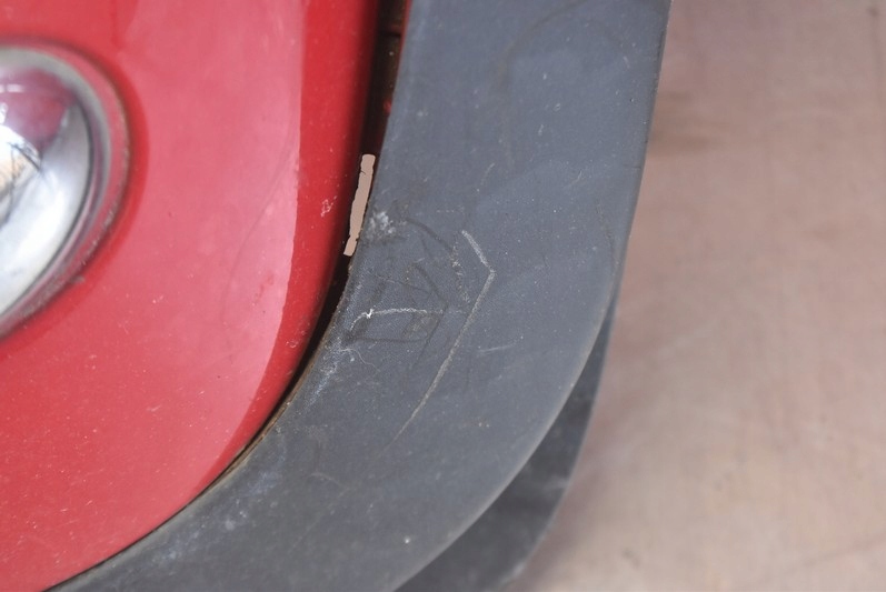 фото №6, Бампер перед передній червоний mini cooper one r50 2 ii 01-08