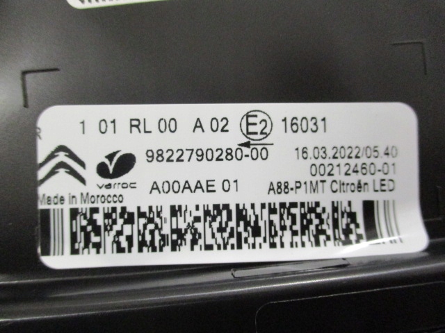 фото №10, Citroen c3 aircross лампа движение dziennej led правая