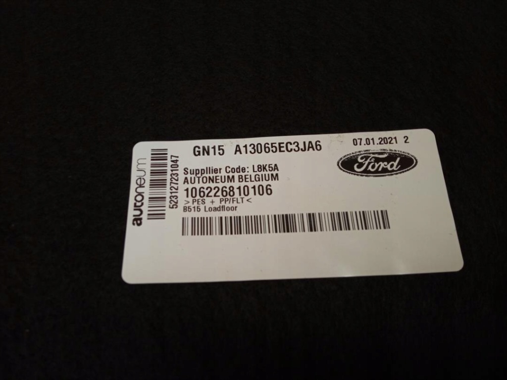 фото №3, Обшивка багажника ford ecosport gn15-n13065-ec