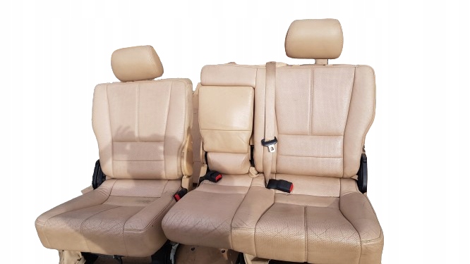 фото №1, Mercedes w163 ml сидіння заднє сидіння задня шкіра шкіряний спинка