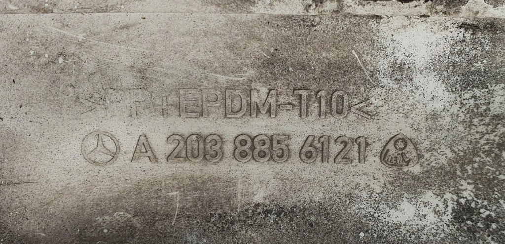 фото №8, Молдинг бампера лівий перед mercedes w203