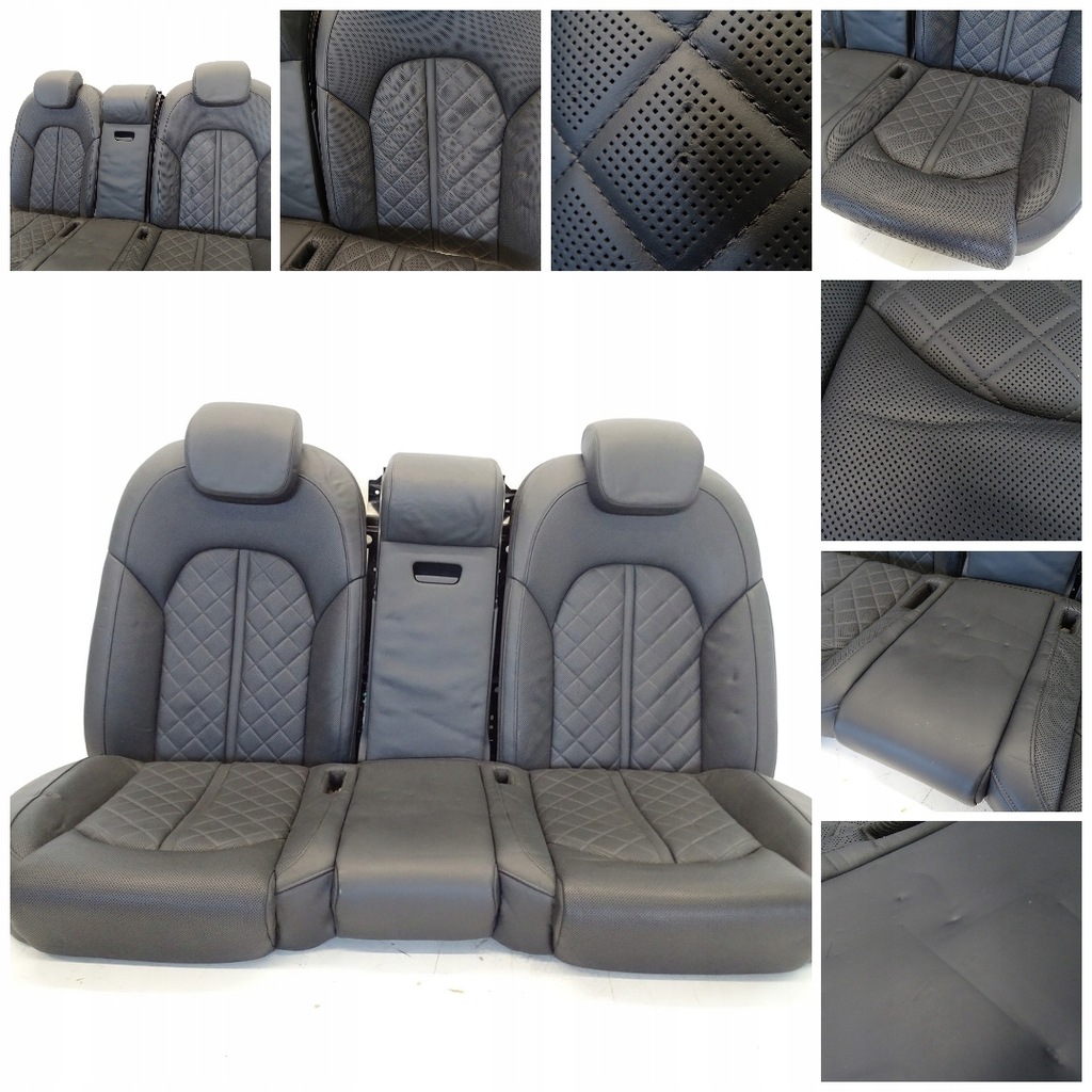 фото №13, Сиденья перед задняя заднее сиденье правый левый кожа ромбы audi s8 d4 4h