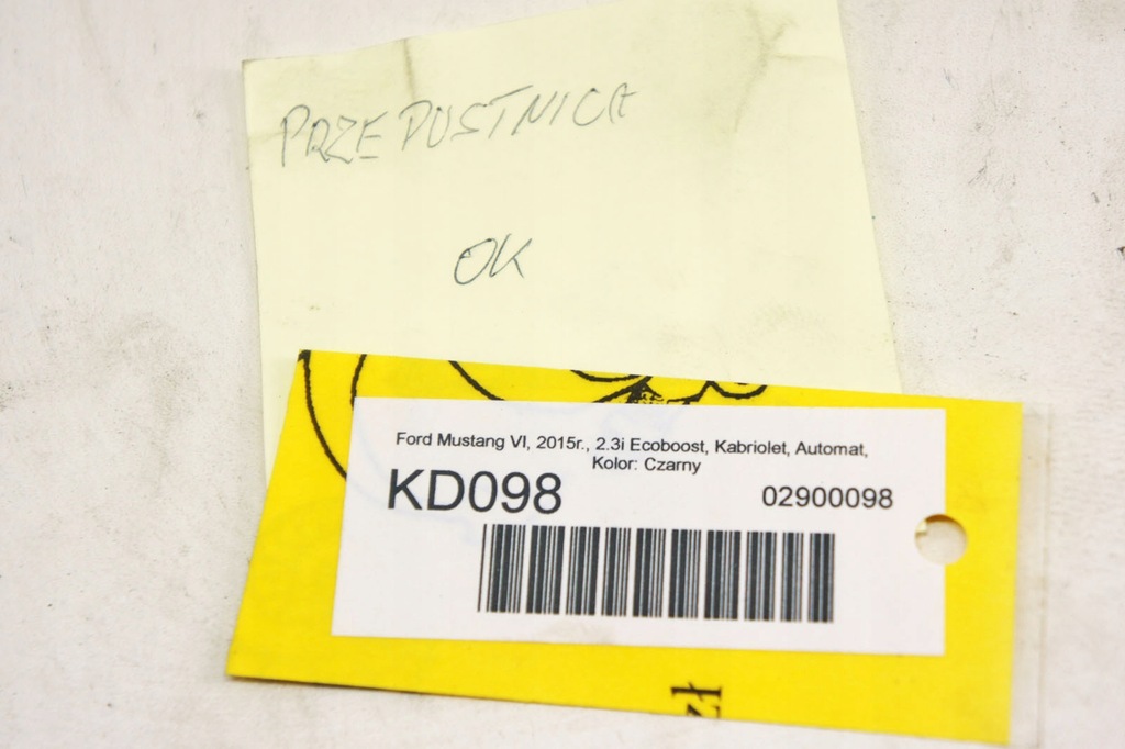 фото №8, Kd098 ford mustang vi 2.3i дросельна заслінка