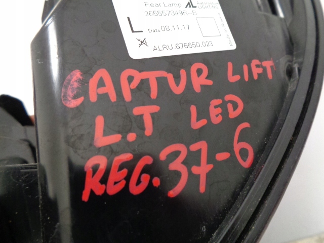 фото №10, Renault captur lift 17- лампа задняя левая задняя led