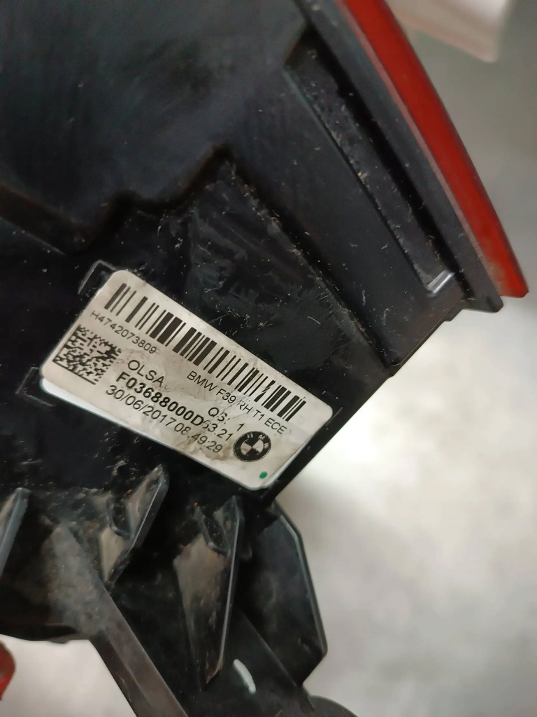 фото №7, Кришка багажника бампер лампи задня комплект kol. a300 bmw x2 f39