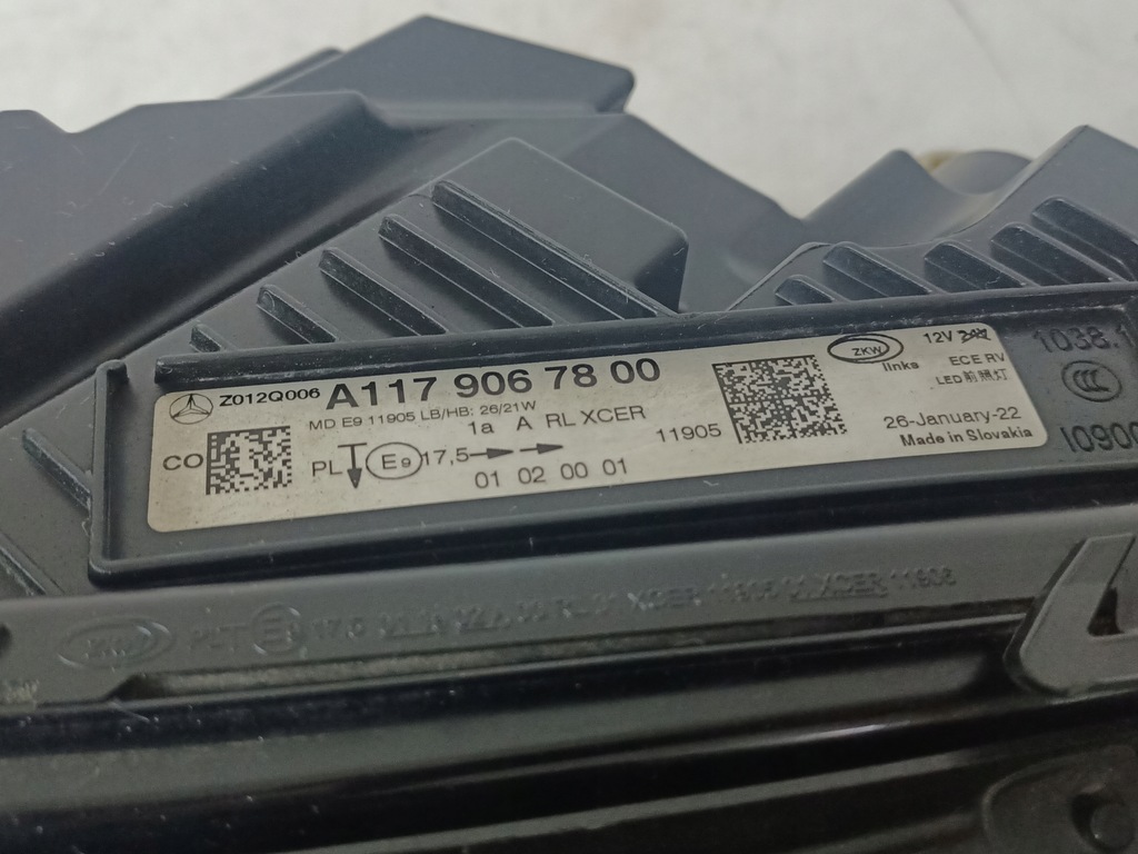 фото №13, Mercedes cla i lift 13-19r c117 w117 x117 full led левая лампа передняя eu