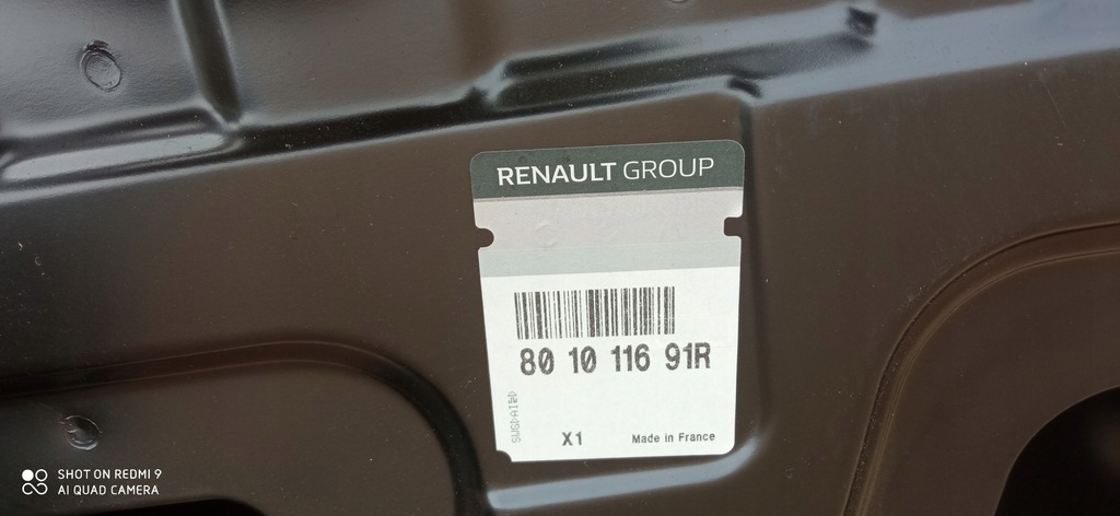 фото №7, Двері ліва перед renault zoe 2012-2016 801011691r