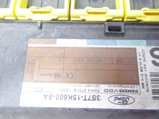 фото №9, Mondeo mk3 набор стартовый бортовой компьютер блок управления двигателя 2.0 tdci