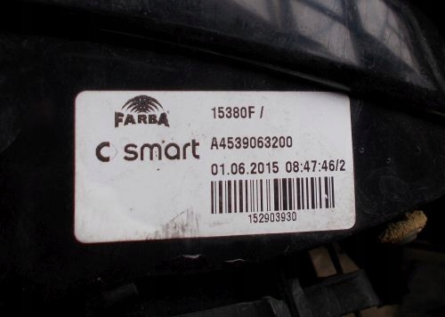 фото №3, Smart forfour ii eu правая задняя лампа оригинал