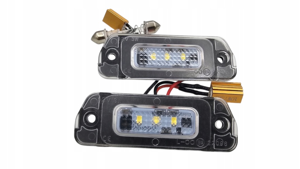 фото №12, Led подсветка номерного знака mercedes gl-class x164 06-12 ml-class w163 98-02