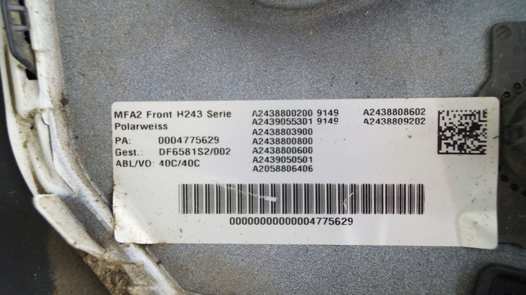 фото №8, Mercedes eqa 243 21- бампер передній перед l18