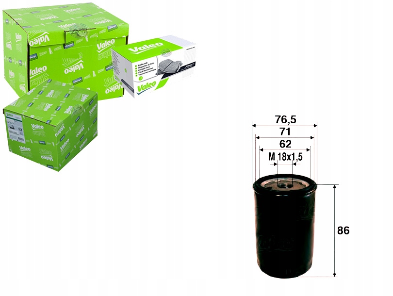 фото №1, Фільтр оливи opel astra valeo