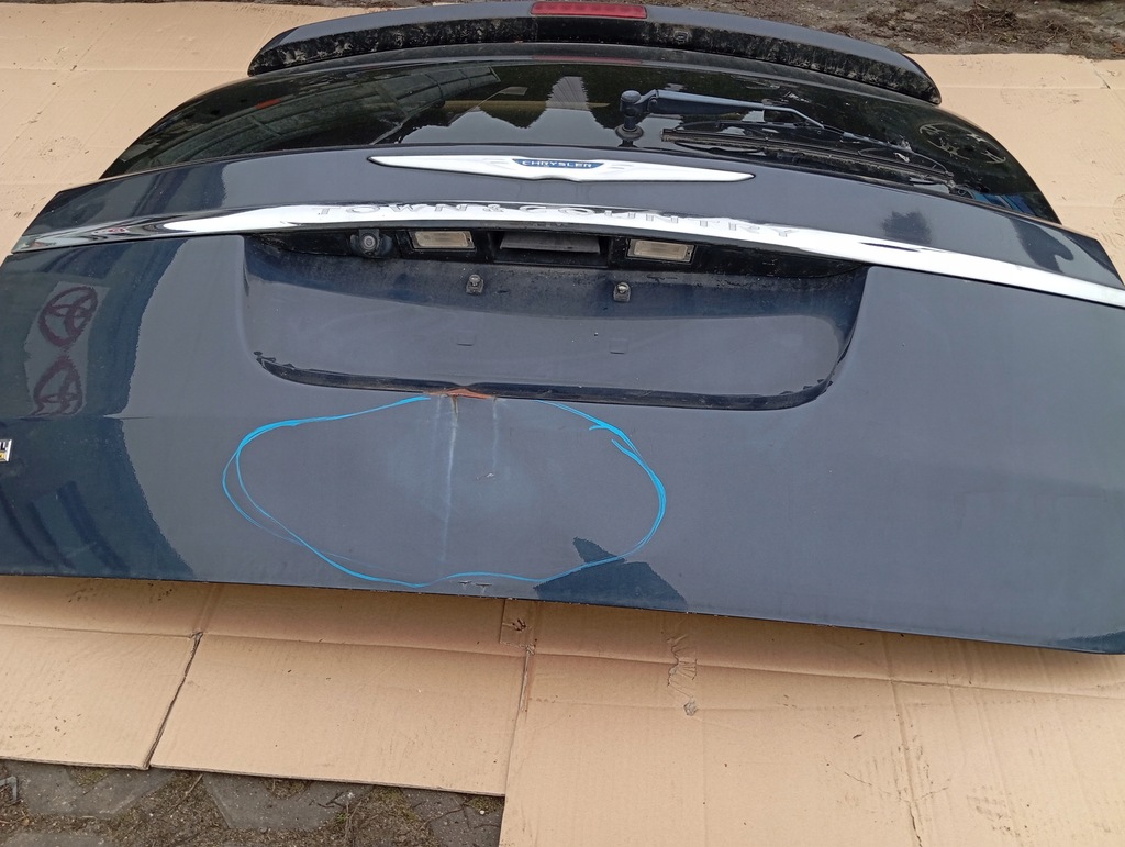 фото №13, Chrysler town country 11- крышка багажника задняя задняя комплектная par