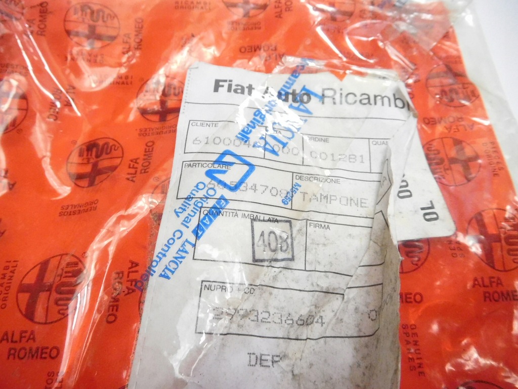 фото №8, Резиновый элемент форсунки alfa romeo spider 75 60534708