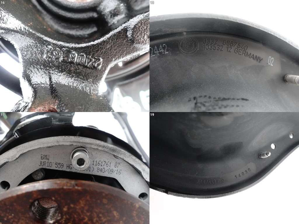 фото №14, Bmw f34 lci поворотний кулак ступиця важіль права задня 20km