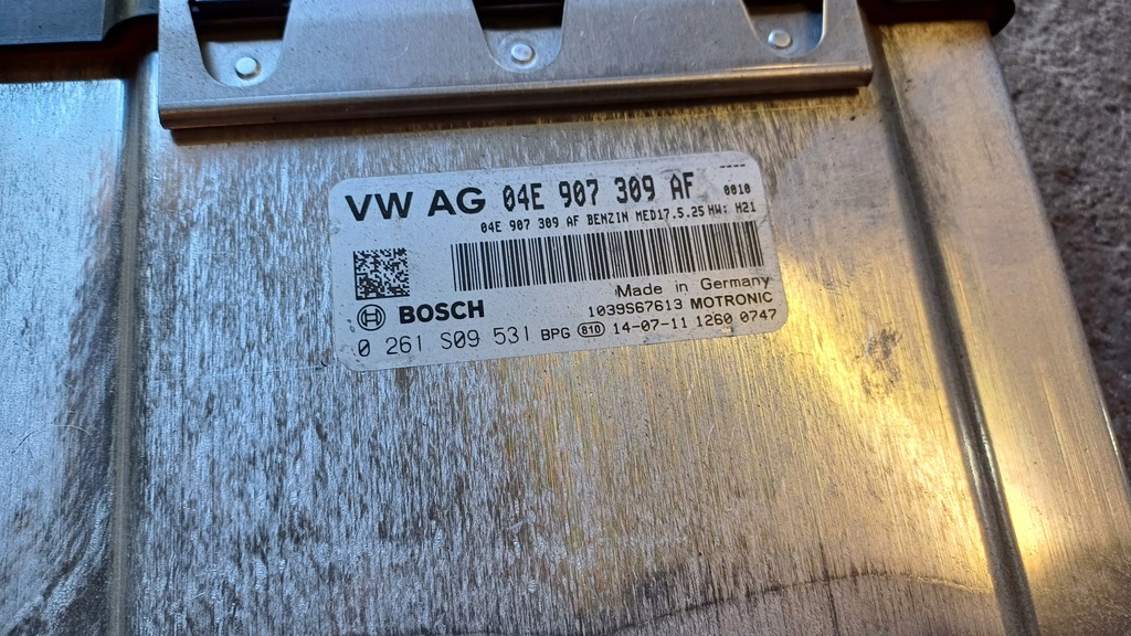 фото №5, Seat leon iii 1.2 tsi бортовой компьютер набор блок управления 04e907309af