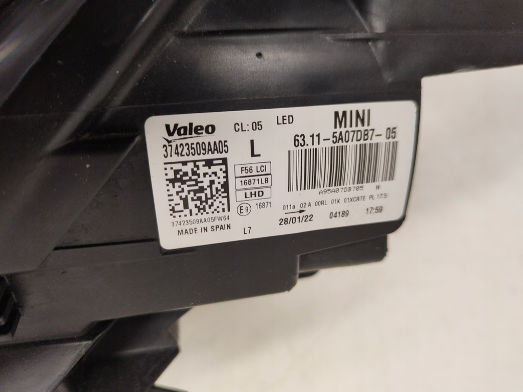 фото №3, Лампа левая перед mini cooper f56 lift full led