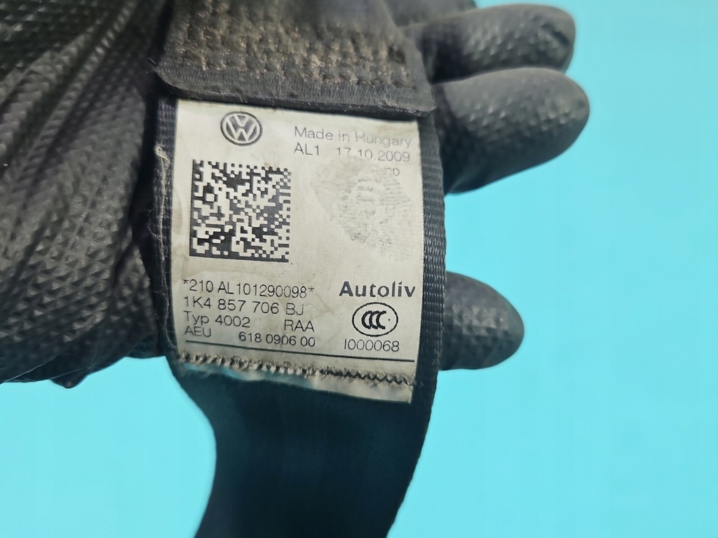 фото №9, Pas безпеки перед правий пасажира seat alhambra ii 7n 10-15