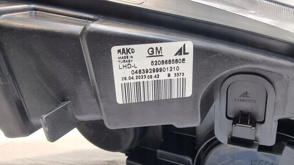 фото №8, Opel combo d лампа левая перед передняя 520868580e