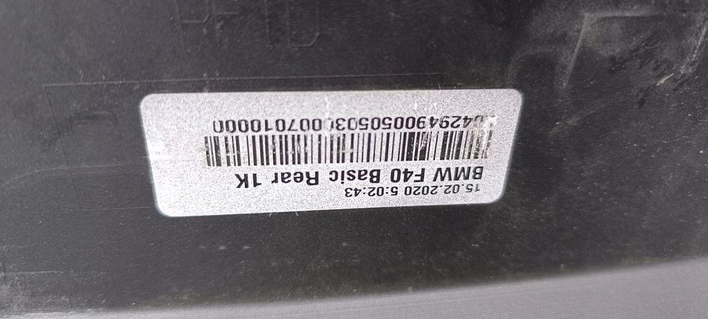 фото №9, Bmw 1 f40 бампер задняя