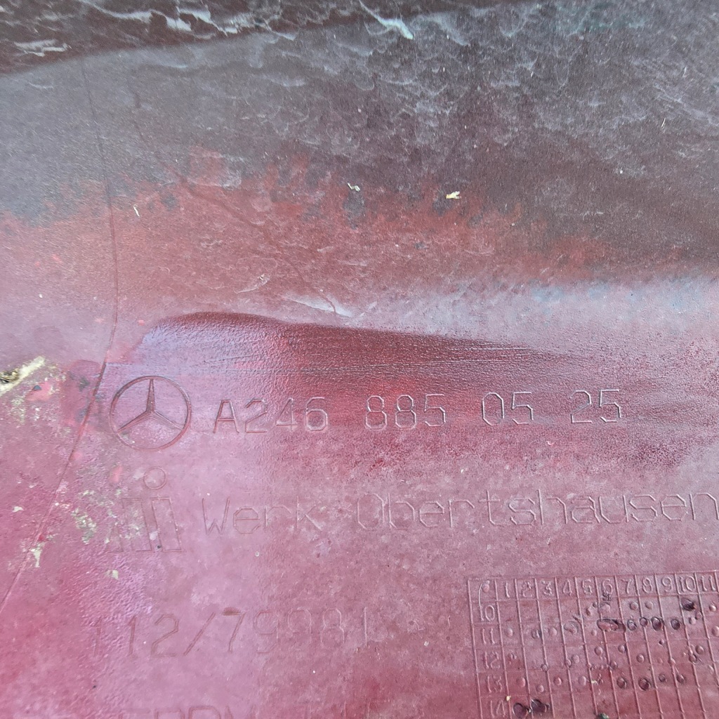 фото №12, Mercedes b-klasa w246 бампер перед передний омыватель