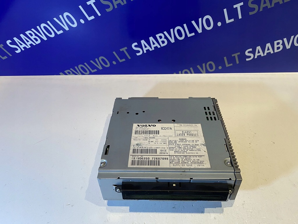 фото №1, Volvo s40 2005 автомагнитола