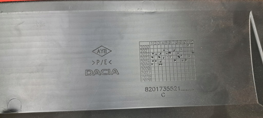 фото №7, Dacia sandero iii 2020- молдинг дверь левая задняя 8201735521c nowa