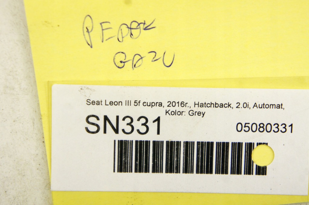 фото №6, Sn331 seat leon iii 2.0i педаль газу 5q1723503h