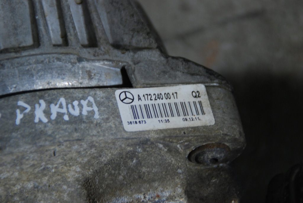 фото №5, Подушка двигателя mercedes w172 slk 2.2 cdi l / p