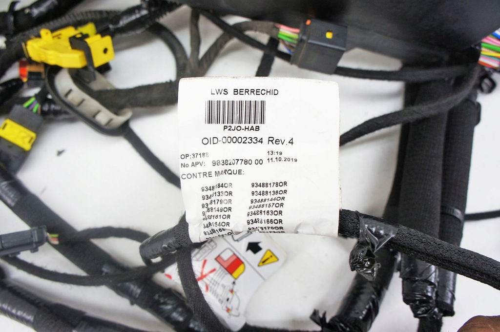 фото №8, Rm189 opel corsa f джгут салону кабіни 9835929880 9833959580