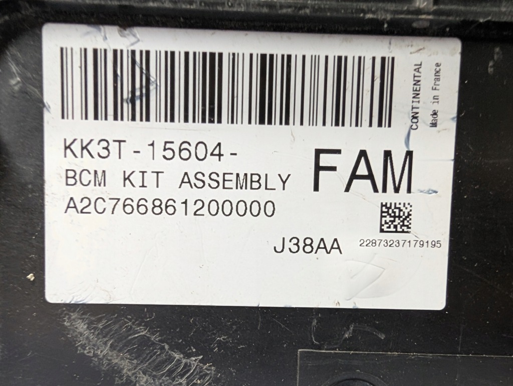 фото №3, Ford transit custom lift модуль bsi bcm gem kk3t-15604-fam