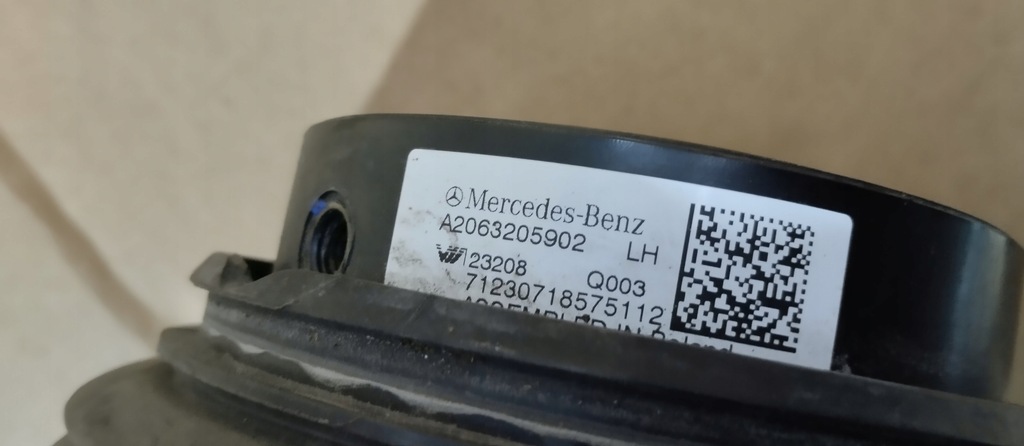 фото №4, Подушка подвеска левая задняя пневмоподушка левый mercedes c klasa w206 a2063205902