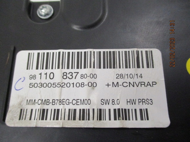 фото №7, Citroen c4 picasso ii лічильник прилади