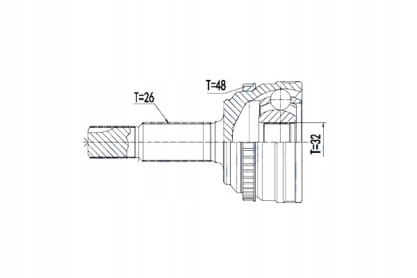 фото №2, Nty шарнір зовнішній toyota corolla usa 07- matrix 08-