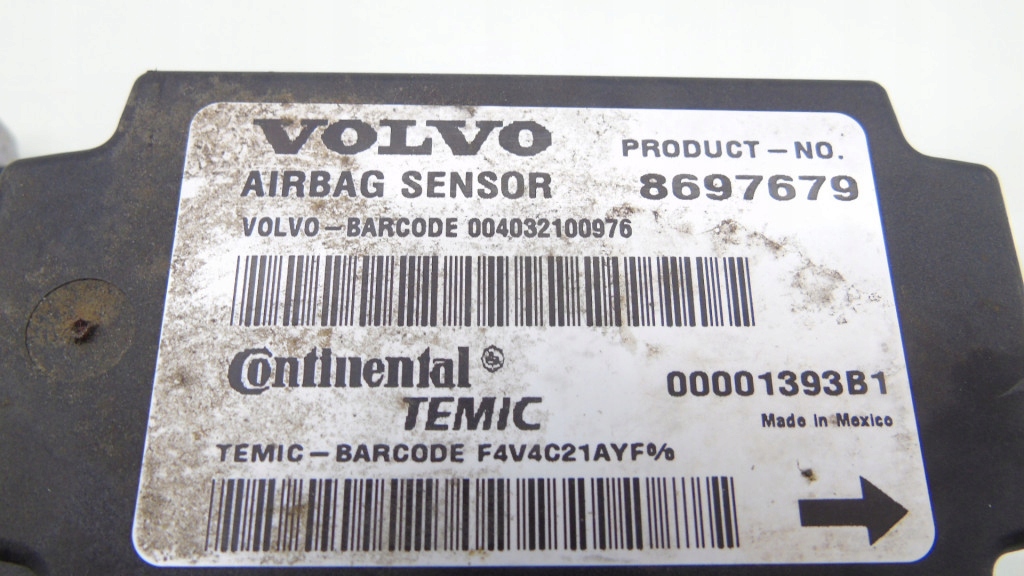 фото №3, Модуль датчик подушка безпеки volvo v50 s40 ii 8697679
