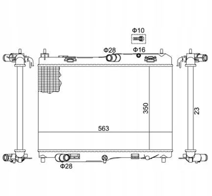 фото №2, Hart 620 782 радиатор, система охлаждение двигателя